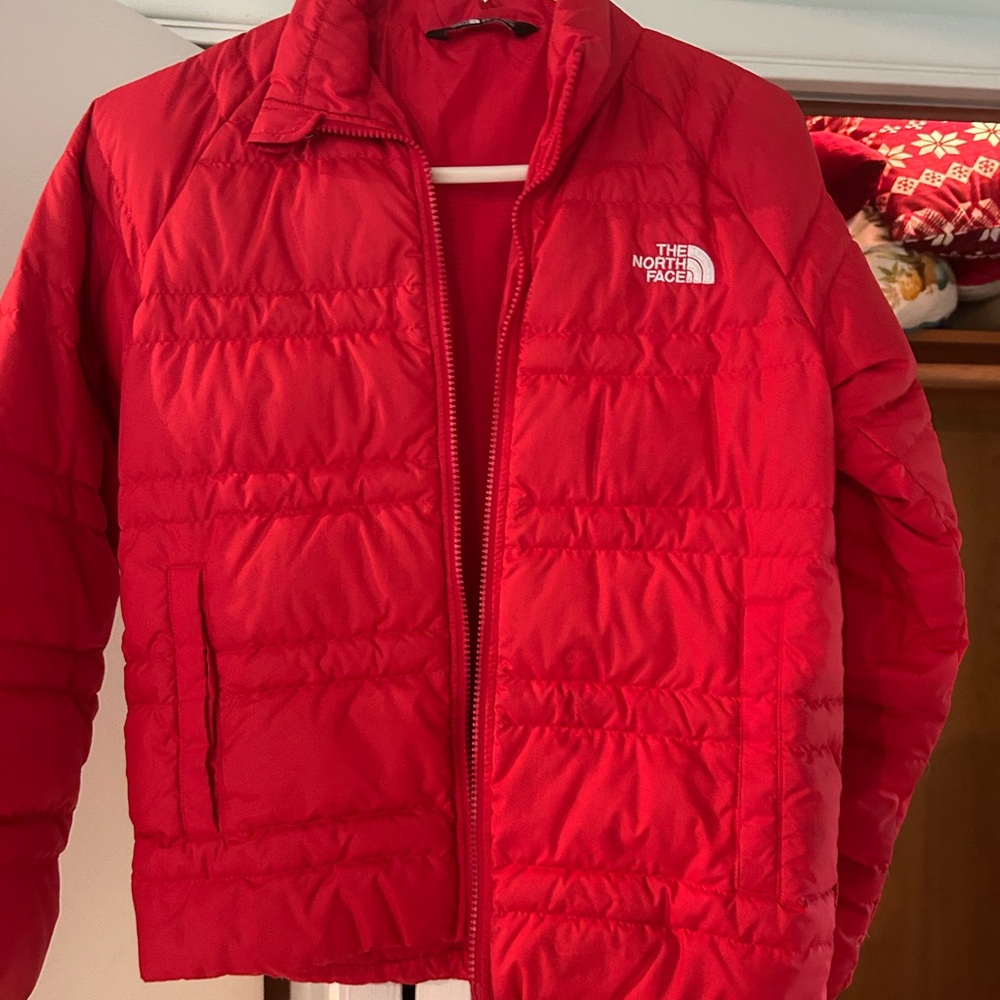 The North Face Kids Red Puffer Jacket